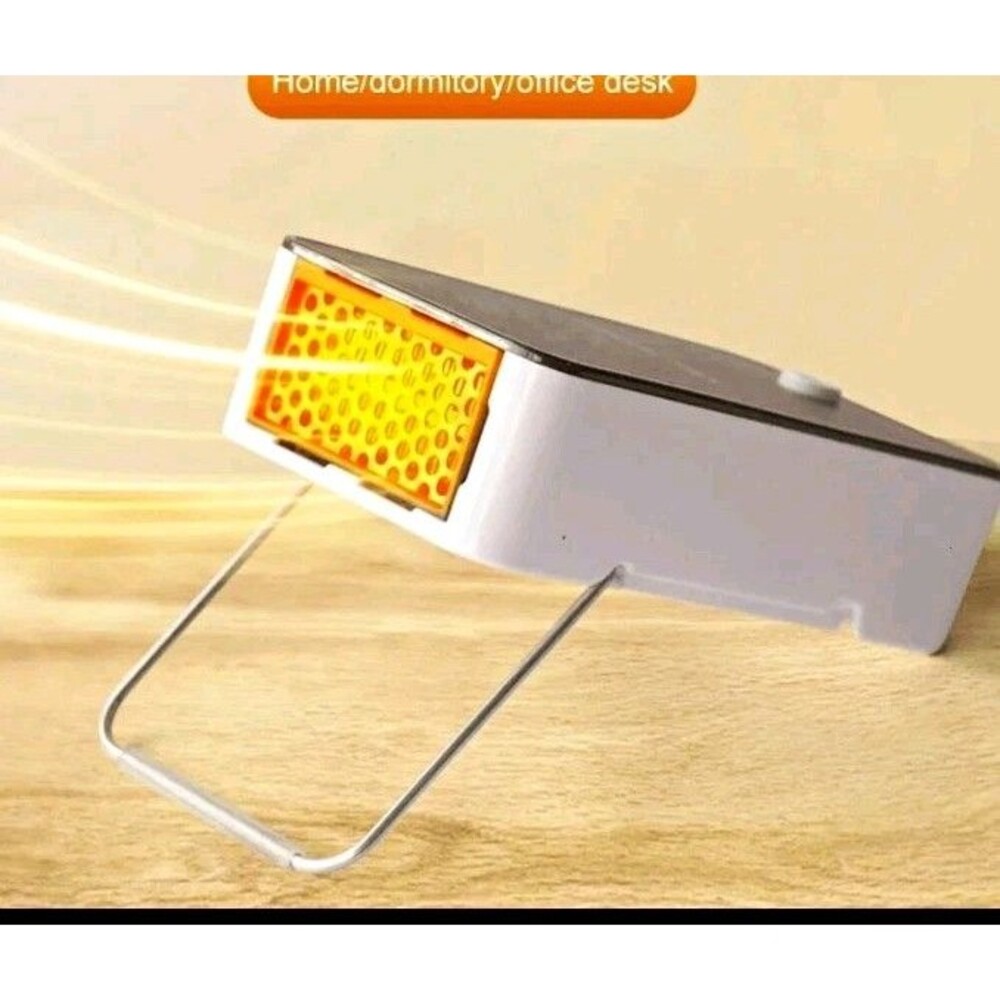 Mini Heater Portable Electric Desk/Tabletop Space Heater Black/White